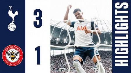 TOTTENHAM HOTSPUR 3-1 BRENTFORD | PREMIER LEAGUE HIGHLIGHTS | SOLANKE SCORES FIRST SPURS GOAL