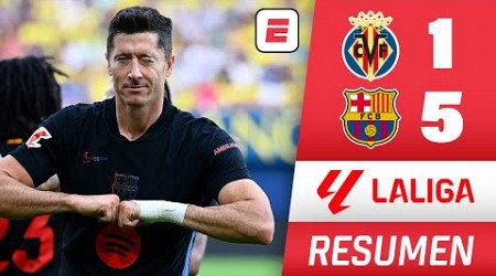 BARCELONA GOLEÓ 5-1 a VILLARREAL. DOBLETE de LEWANDOWSKI y RAPHINHA. TER STEGEN, LESIONADO | La Liga