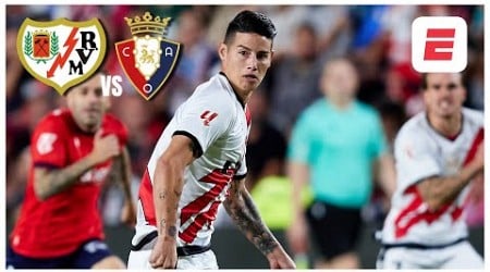 JAMES RODRÍGUEZ ilusiona y hace su debut con el RAYO VALLECANO ante el OSASUNA | La Liga