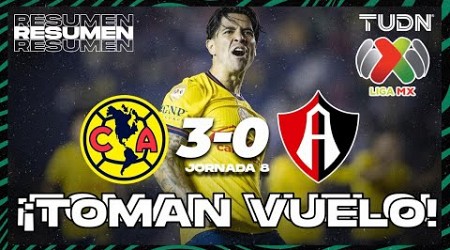 HIGHLIGHTS | América 3-0 Atlas | Liga Mx -AP2024 - J8 | TUDN