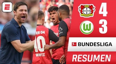 BAYER LEVERKUSEN ganó a lo XABI al WOLFSBURG: en el último suspiro con gol de Boniface | Bundesliga