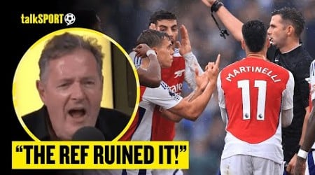 Piers Morgan TEARS INTO Man City &amp; Ref Michael Oliver After &#39;PREPOSTEROUS&#39; Call To Send Off Trossard