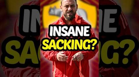 Roma’s CRAZY Sacking of De Rossi! 