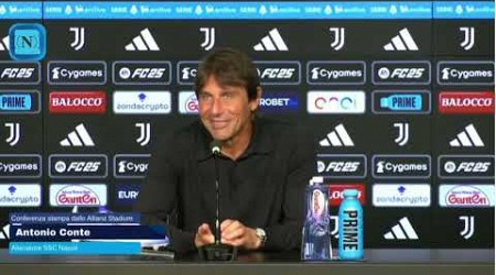 CONFERENZA STAMPA CONTE post JUVE-NAPOLI 0-0 | LE PAROLE DI CONTE