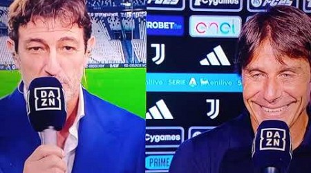 Antonio Conte intervista post Juventus-Napoli (0-0) &quot;sono abbastanza soddisfatto&quot;