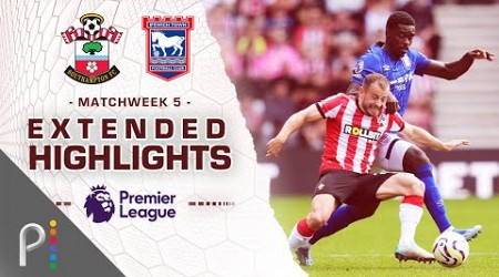 Southampton v. Ipswich Town | PREMIER LEAGUE HIGHLIGHTS | 9/21/2024 | NBC Sports