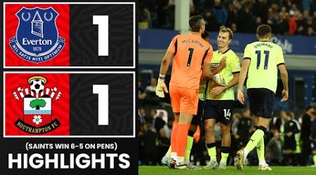 HIGHLIGHTS: Everton 1-1 Southampton (5-6 on pens) | Carabao Cup