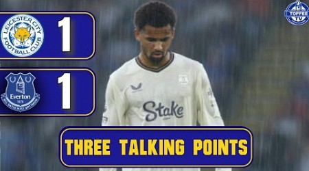 Leicester City 1-1 Everton | 3 Talking Points