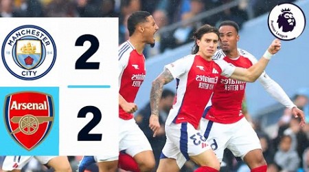 Manchester city vs Arsenal (2-2) | Highlights &amp; Goals | Premier League 2024/25