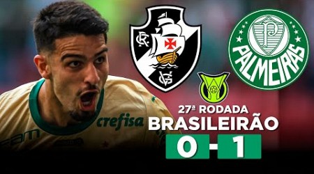 PALMEIRAS VENCE VASCO COM GOL DE FLACO LÓPEZ E VAR POLÊMICO! VASCO 0 x 1 PALMEIRAS | Narração