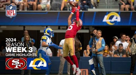 San Francisco 49ers vs. Los Angeles Rams Game Highlights | NFL 2024 Season Week 3