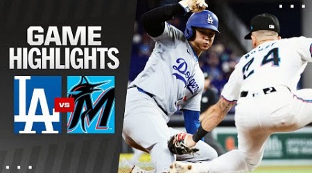 Dodgers vs. Marlins Game Highlights (9/19/24) | MLB Highlights