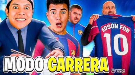 Somos FICHAJES del BARCELONA en MODO CARRERA FIFA24 