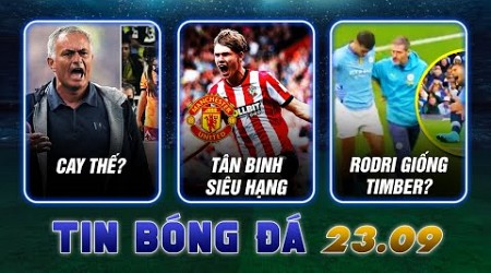 TIN SÁNG (23/9): MAN UTD ĐÓN THẦN ĐỒNG SOUTHAMPTON; RODRI ĐỨT DÂY CHẰNG; MOURINHO BỊ CHẾ GIỄU