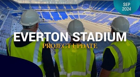 RATCLIFFE &amp; HIBBERT VISIT EVERTON STADIUM | Former players go BTS at Bramley-Moore Dock! 