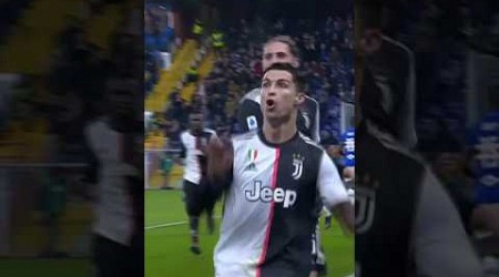 Ronaldo Scores Goal With Giant Leap Sampdoria 1-2 Juventus Serie A TIM #shorts #ronaldo #cr7