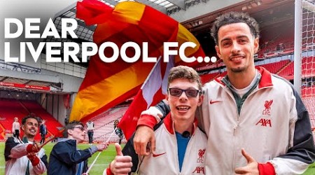 Curtis Jones Makes Harry&#39;s Kop Dreams Come True ❤️ | Dear Liverpool FC