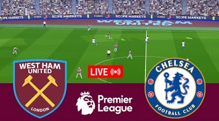 [LIVE] West Ham United vs Chelsea Premier League 24/25 Full Match - Video Game Simulation