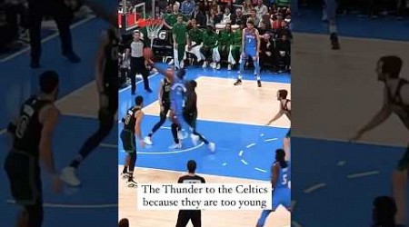 The Thunder and Celtics are super comparable! #shorts #nba #thunder #celtics