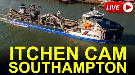 Itchen Cam - Southampton Shipspotting on the Itchen River (Tug &amp; RoRo) LIVE 24/7