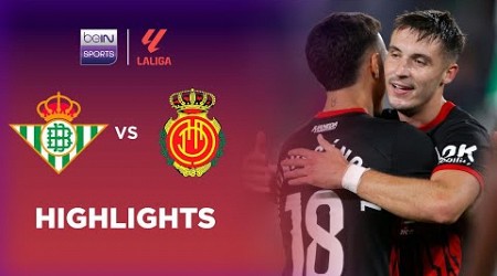 Real Betis 1-2 Mallorca | LaLiga 24/25 Match Highlights