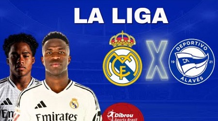 REAL MADRID X ALAVÉS AO VIVO LA LIGA DIRETO DO SANTIAGO BERNABEU | RODADA 7 - NARRAÇÃO