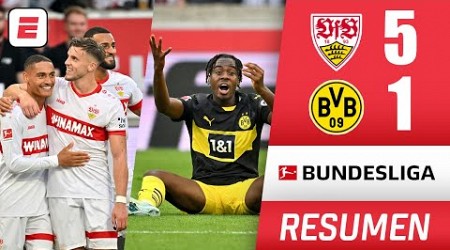 BORUSSIA DORTMUND recibió una grosera goleada por 5-1 del STTUTGART en la jornada 4 | Bundesliga