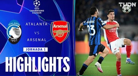 HIGHLIGHTS - Atalanta vs Arsenal | UEFA Champions League 2024 | TUDN