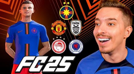 SIMULEZ PARCURSUL CELOR DE LA FCSB DIN EUROPA LEAGUE IN EA FC 25 !!!