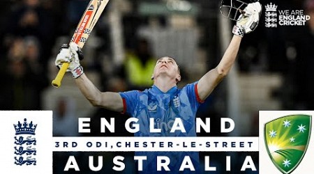 Brook Hits Maiden ODI Century! | Highlights - England v Australia | 3rd Men’s Metro Bank ODI 2024