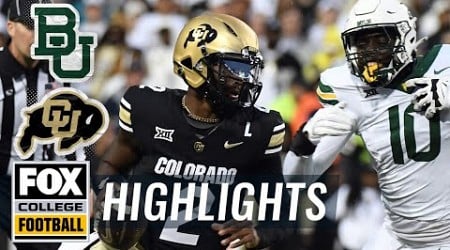 Baylor Bears vs. Colorado Buffaloes Highlights | FOX College Football