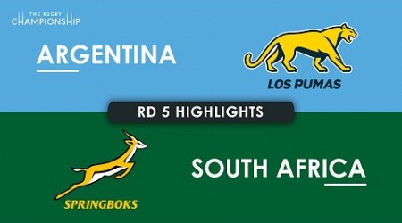 HIGHLIGHTS | ARGENTINA v SOUTH AFRICA | The Rugby Championship 2024