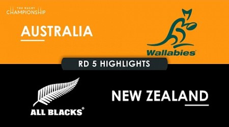 HIGHLIGHTS | AUSTRALIA v NEW ZEALAND | The Rugby Championship 2024