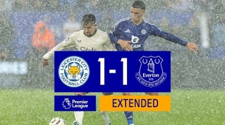 EXTENDED HIGHLIGHTS: LEICESTER CITY 1-1 EVERTON