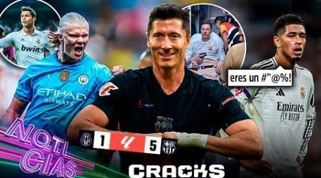 BARCA GOLEA y TER STEGEN se LESIONA | HAALAND iguala a CRISTIANO | JUDE al ÁRBITRO: “VAYA Ml3RD4”