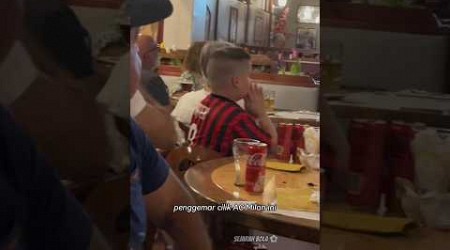 Kelakuan &quot;lucu&quot; fan cilik AC Milan 