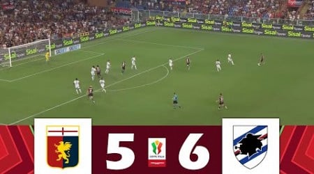 Genoa-Sampdoria 1-1 [PEN. 5-6] | Coppa Italia 2024/25 | Highlights della Partita!