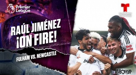 Raul Jiménez anota un golazo para el 1-0 del Fulham | Premier League | Telemundo Deporte