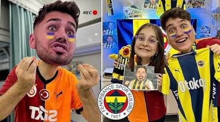 GALATASARAY ODASINI FENERBAHÇE ODASINA ÇEVİRDİK (ÇILDIRDI)