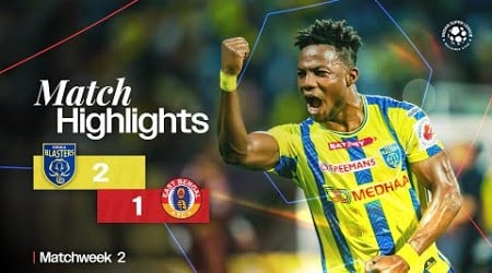 Match Highlights | Kerala Blasters FC 2-1 East Bengal FC | MW 2 | ISL 2024-25