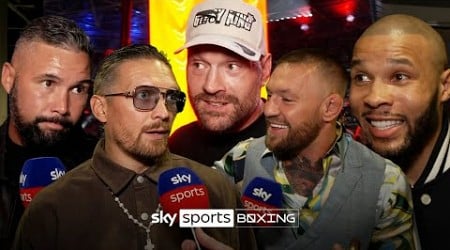 Fury, McGregor, Usyk &amp; others react to KO in Dubois/Joshua 