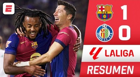 Barcelona le gana 1-0 al Getafe con gol de Robert Lewandowski y es más líder que nunca | La Liga