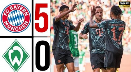 Bayern München - Werder Bremen 5:0 Highlights | bundesliga | Michael Olise Goal ,Harry Kane, Musiala