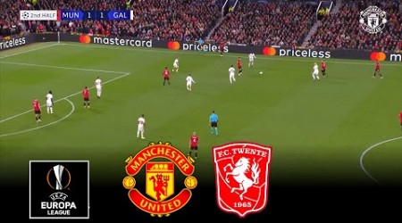 Manchester United vs Fc Twente | Europa League 2024/25 | eFootball Pes 21 Gameplay