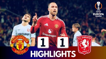 Manchester United vs FC Twente (1-1) | Highlights &amp; Goals | UEFA Europa League 2024/25