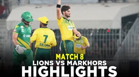 Full Highlights | UMT Markhors vs Nurpur Lions | Match 8 | Bahria Town Champions Cup 2024 | M9A1K