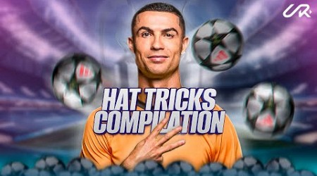 All my HAT-TRICKS in the UEFA Champions League... with special CR7 stickers!