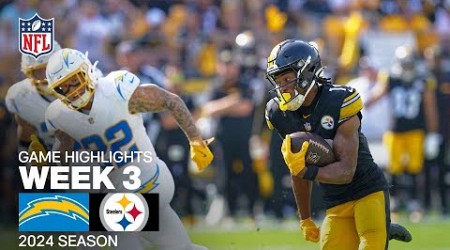 Los Angeles Chargers vs. Pittsburgh Steelers | 2024 Week 3 Game Highlights