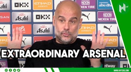 Arsenal one of the BEST TEAMS in the WORLD! Pep Guardiola | Man City 2-2 Arsenal