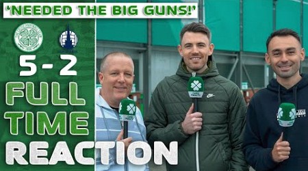 Celtic 5-2 Falkirk | &#39;Needed Big Guns Off the Bench!&#39; | Full-Time Reaction